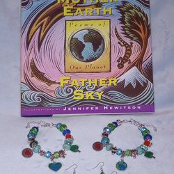 Earth Ocean Bracelet Earrings Book Of Poems