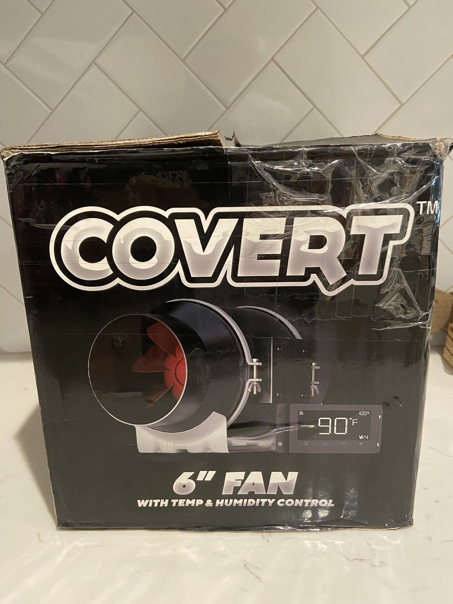 Covert 6 Inch Smart Inline Fan 