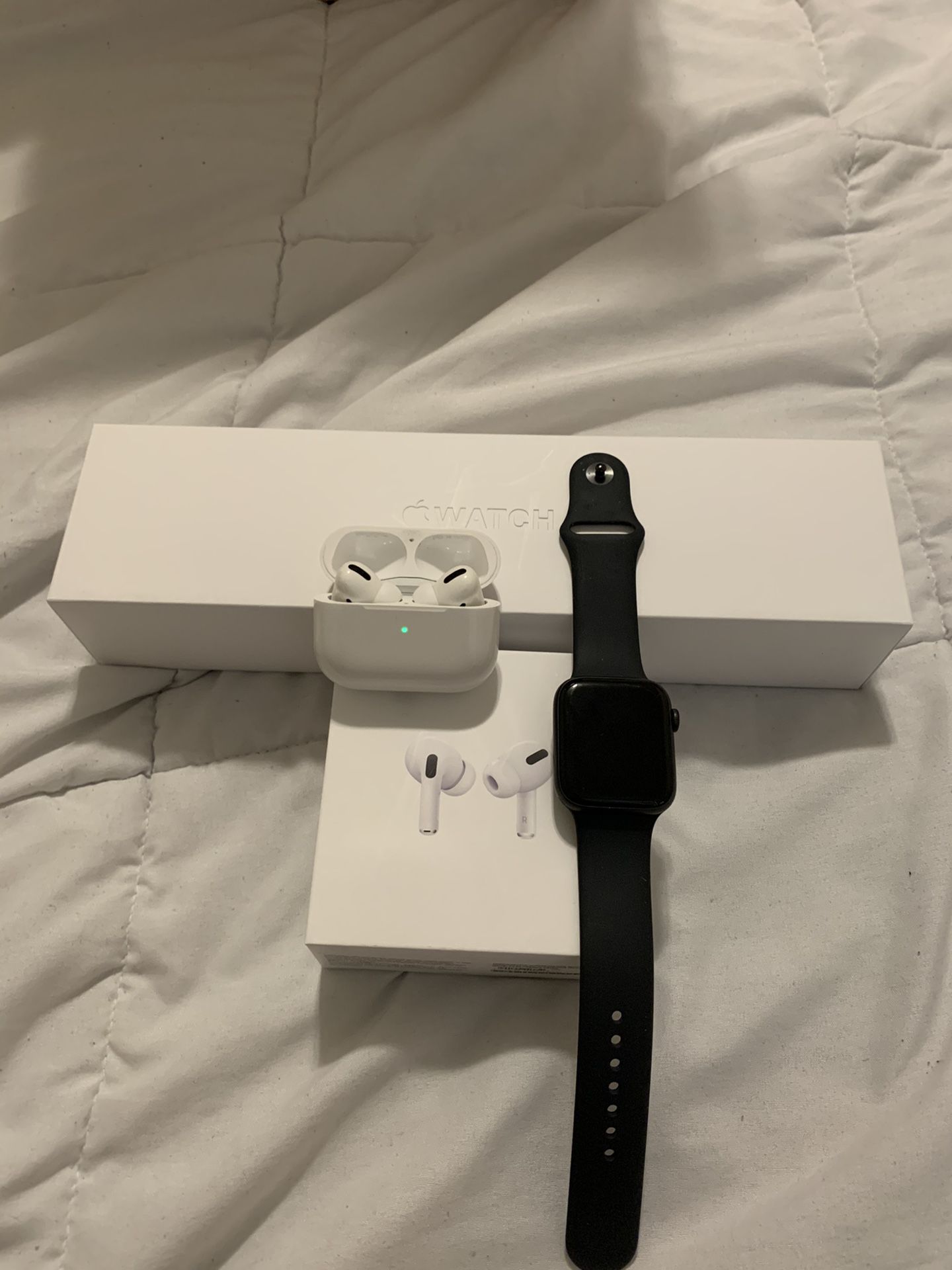 Apple Watch 5 series GPS and AirPod pros bundle