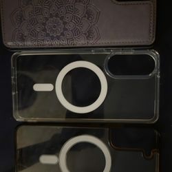 Phone Cases Clear Black .. For $ Samsung 