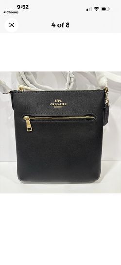 Coach Crossbody Black Leather P