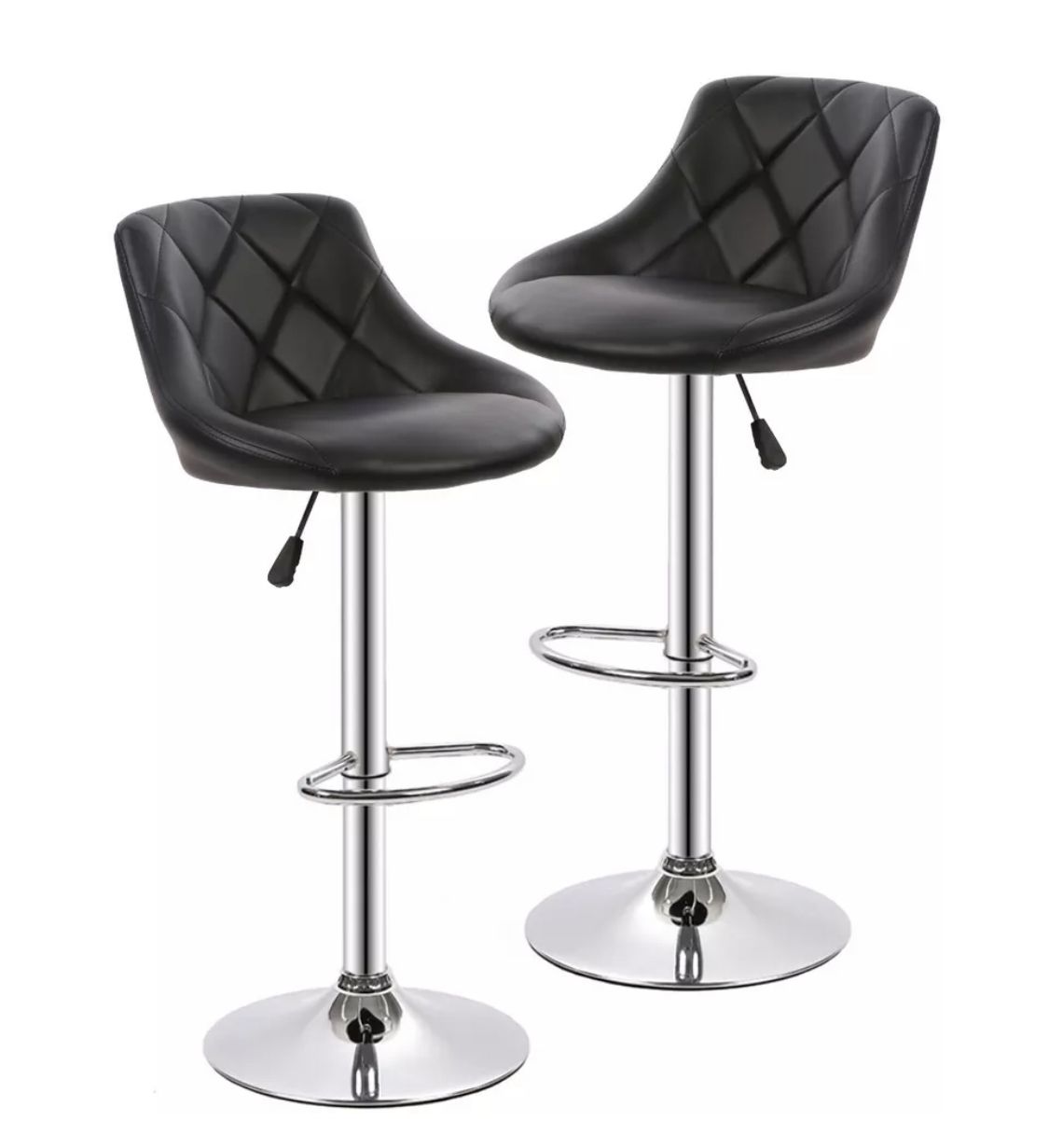 (Still Available) Set of 2 Black Bar Stools