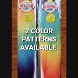 RastAfri Rainbow Pre-Stretched braid hair NEW