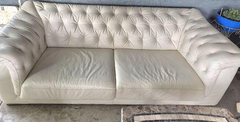 Leather sofa