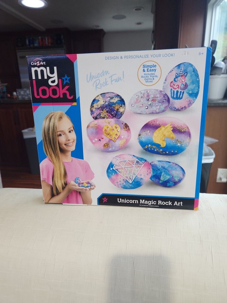 Unicorn Magic Rock Art Kit, New In Box