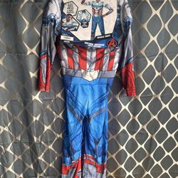 Marvel avengers captain America child large 12/14 Halloween costume brand new 