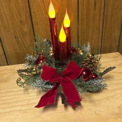 Ornament Candle Centerpiece 