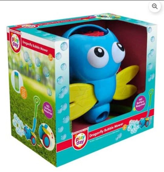 NEW In Box. DRAGON FLY BUBBLE MOWER. See Photos. Cash And Pickup ONLY 