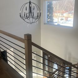 foyer large light fixture 