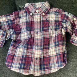 Infant Ralph Lauren Plaid Shirt