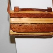 Real Bamboo Wood Handmade Foreign Strap Purse