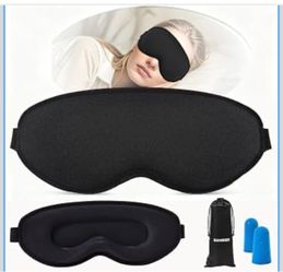 Sleep Mask for Side Sleeper, 3D Contoured Blackout Sleeping Mask