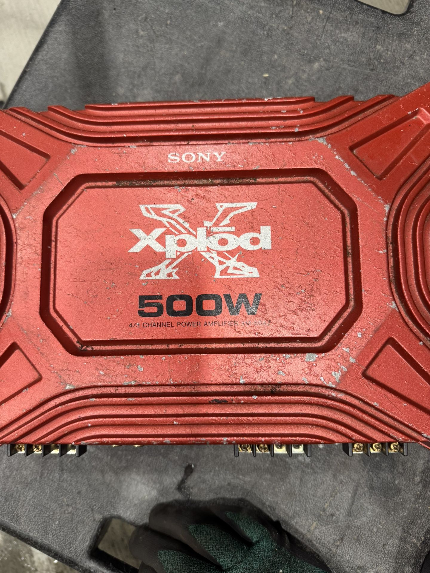 Sony Xplod 500W 4/3 Channel Car Amplifier - Model XM-504Z