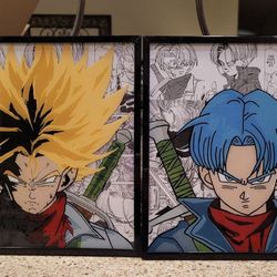Anime Glass Paintings