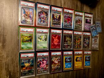 Pokemon psa 10 slabs