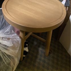 Stool 18 Inches Tall 16 inches Round 