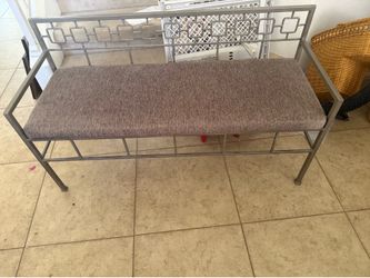Metal bench