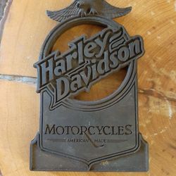 HARLEY DAVIDSON PLAQUE