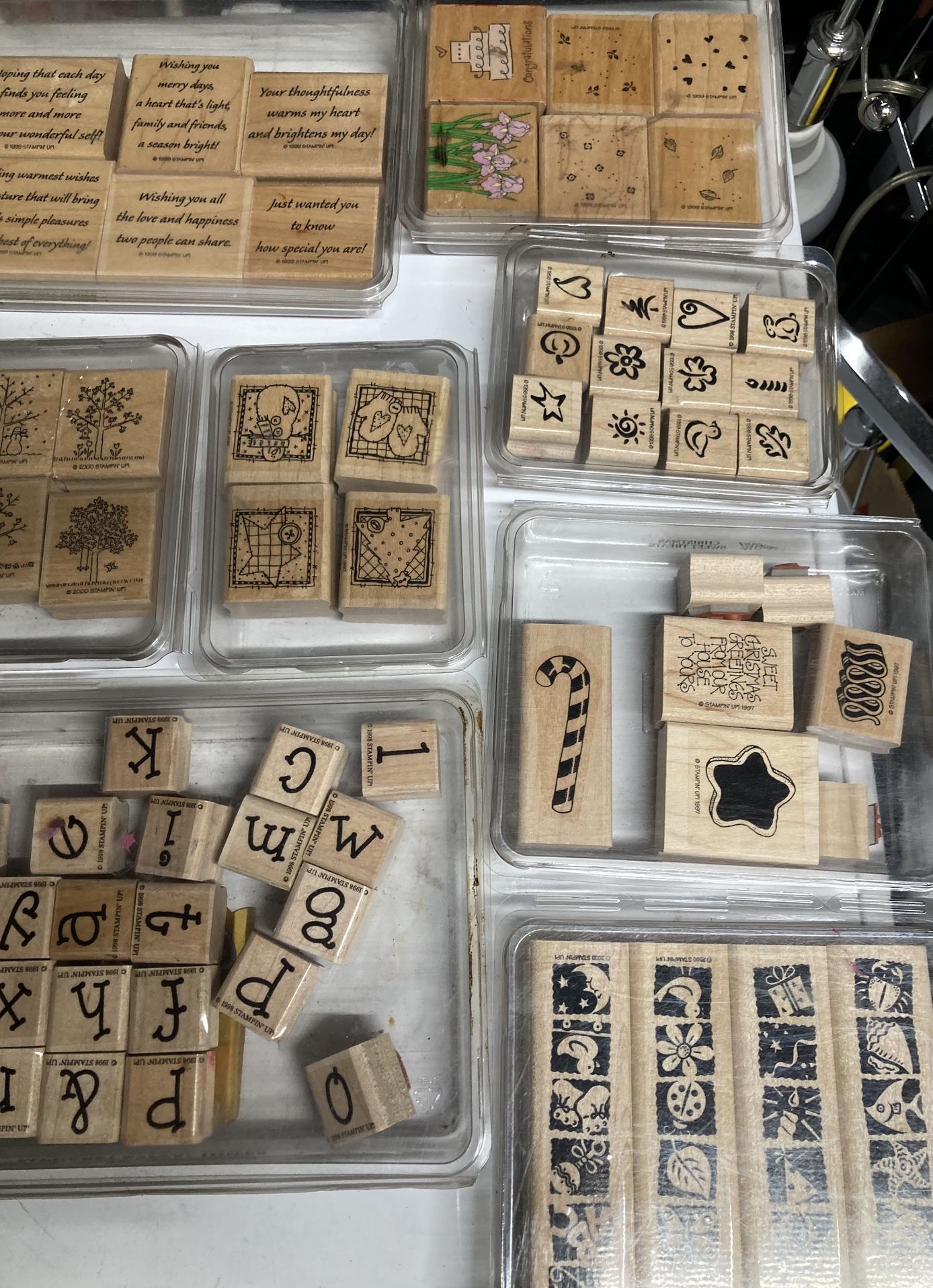 Rubber Stamps. Christmas Stamps .