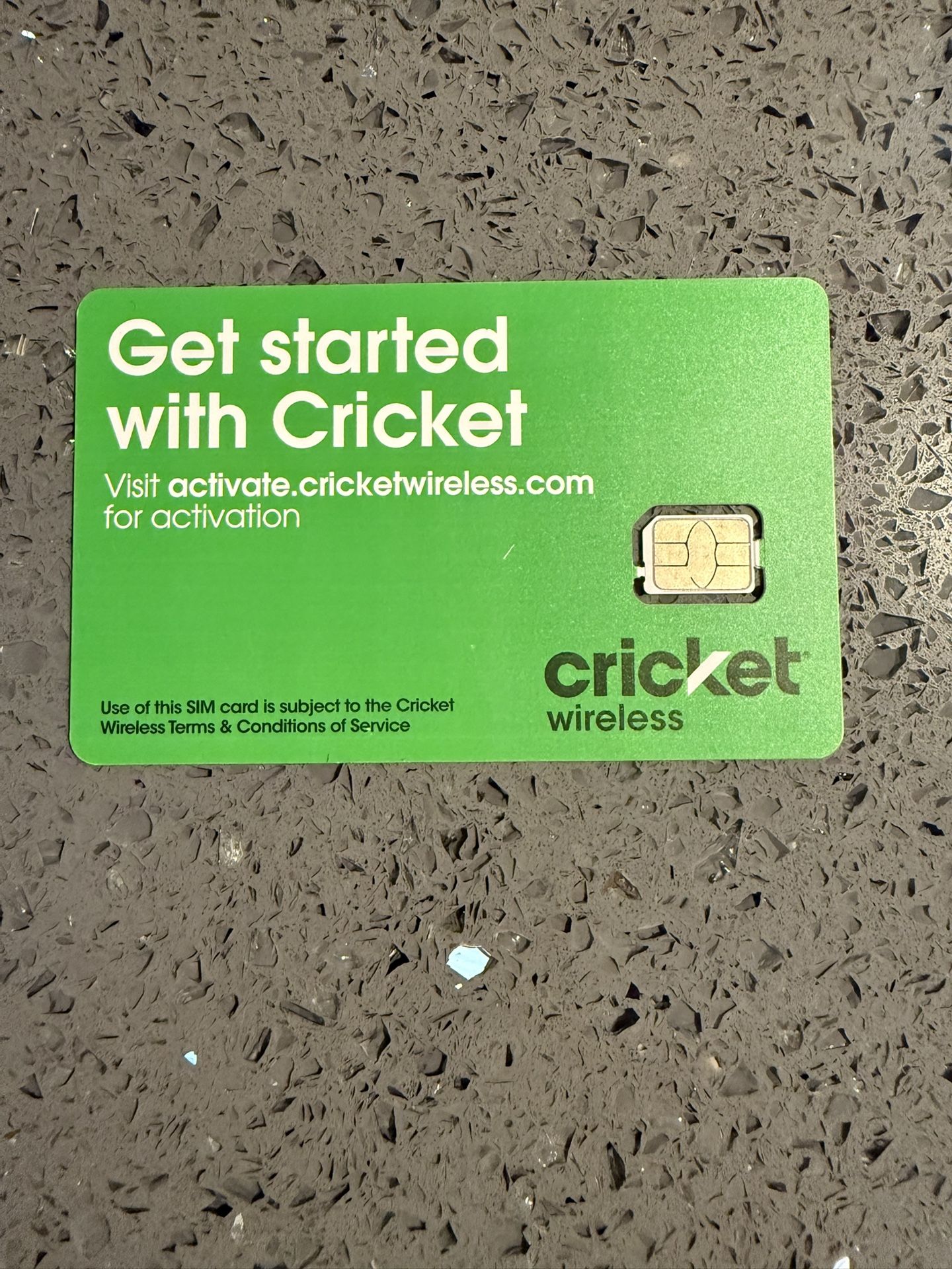 Cricket SIM card
