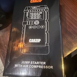 Portable Car Battery Jump Starter with Air Compressor