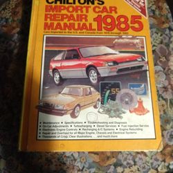 Chilton's Import 1978-1985