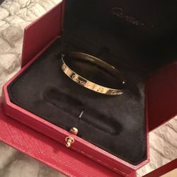 Gold Cartier bracelet