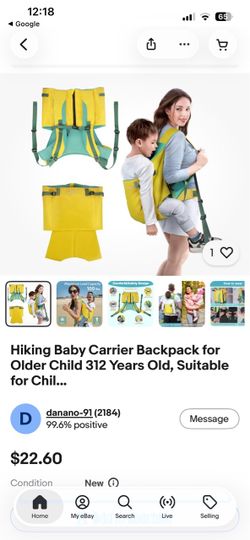 Baby carrier for older kids