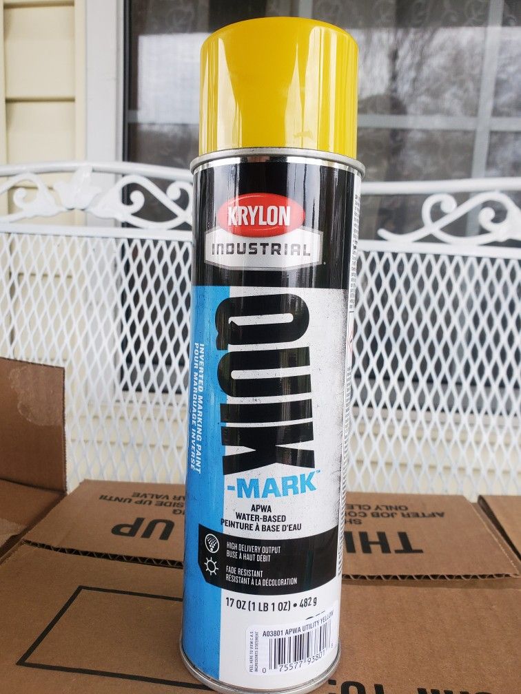 Krylon Quik Mark Hi-Viz Yellow