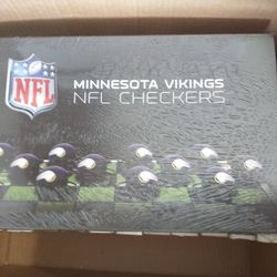 Minnesota Vikings NFL Checkers Game Board Sealed