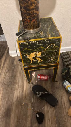 Hand Painted Monkey Table