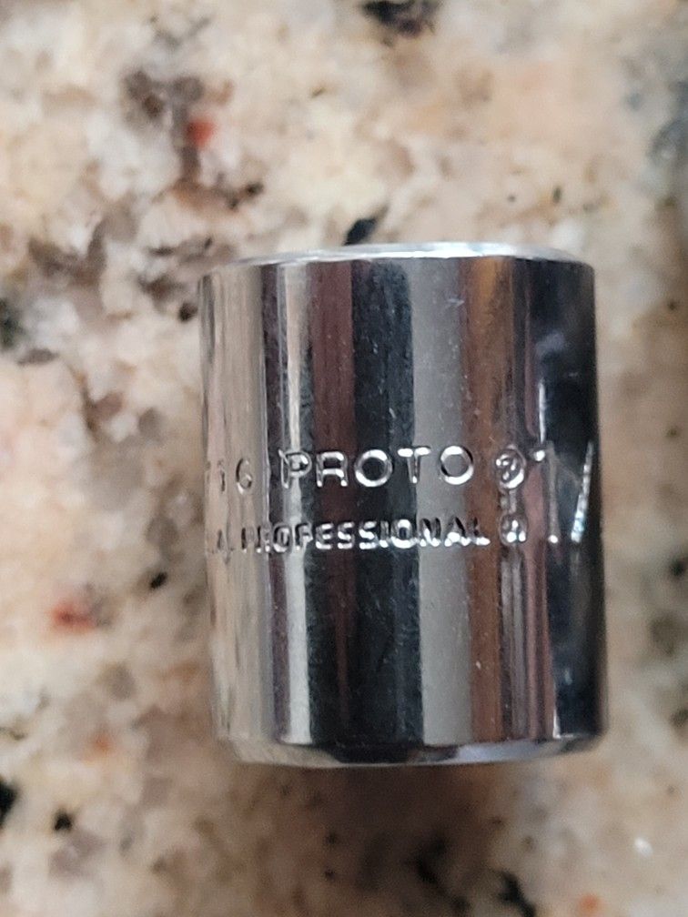 PROTO . 6 Pc  4716 -  1/2"  Standard Socket