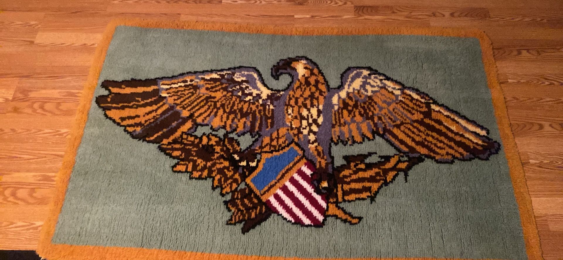 Hand Made Eagle Rug