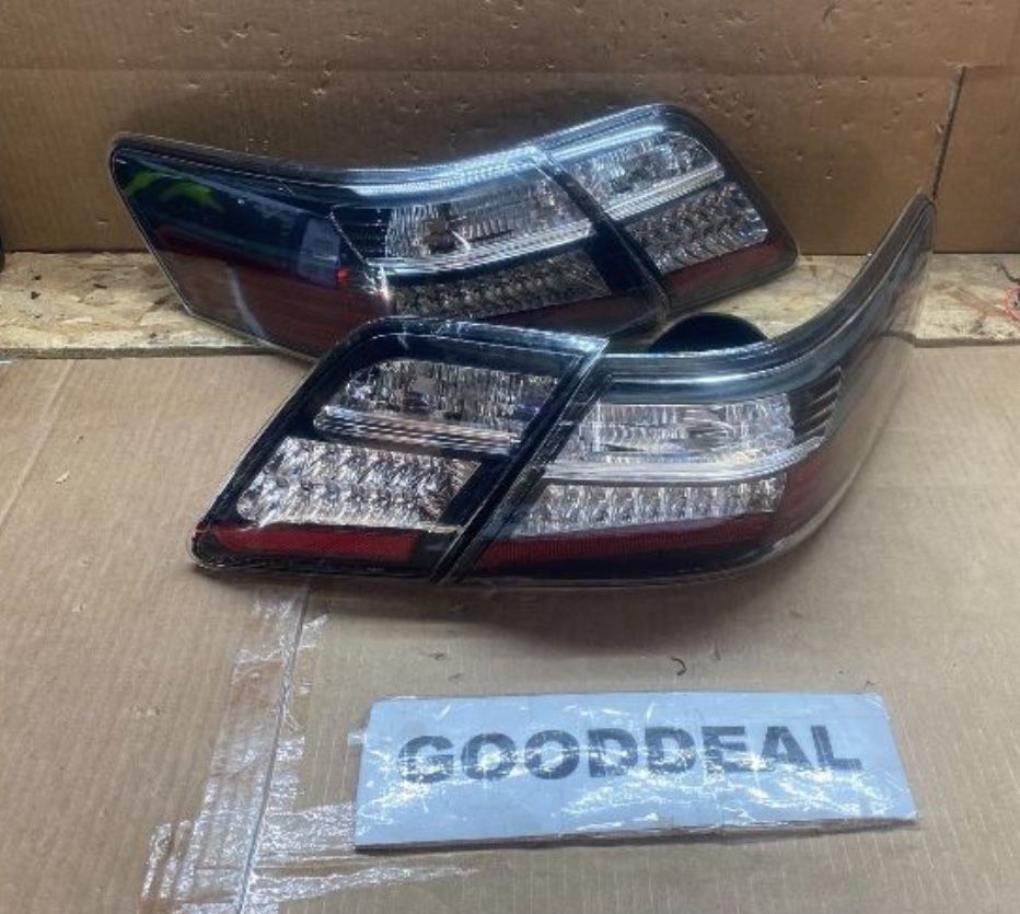 #32 Fit 07-09 Toyota Camry Black Housing Clear Jdm LED Taillight lamp Lights Set 4PCS