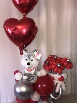 Balloons Bouquet Para Valentín Day