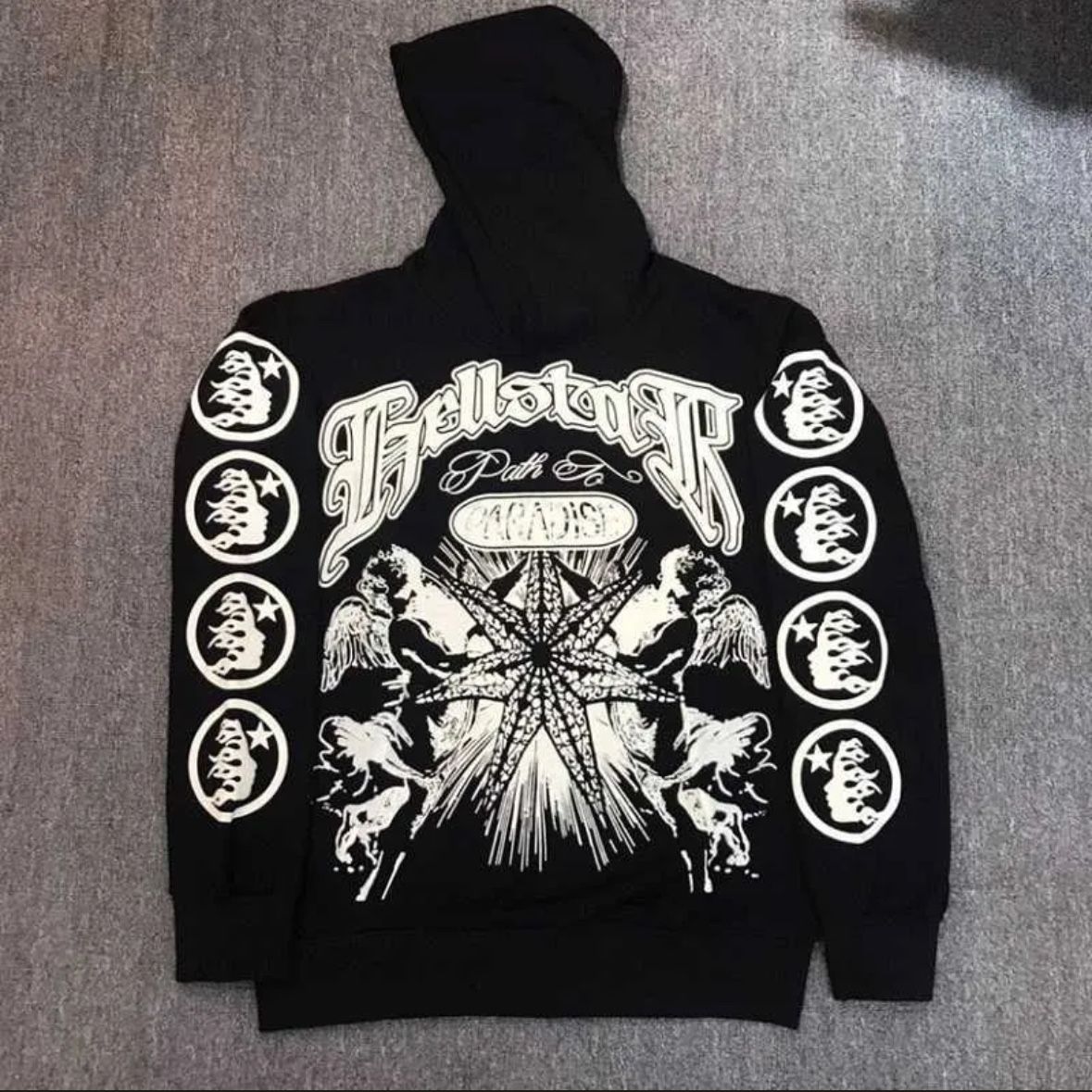 Hellstar Graphic Black Hoodie