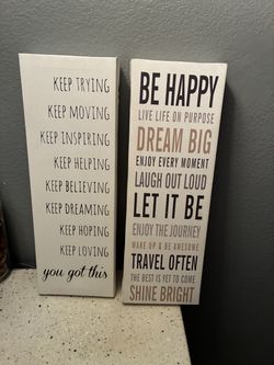 Picture frames with quotes