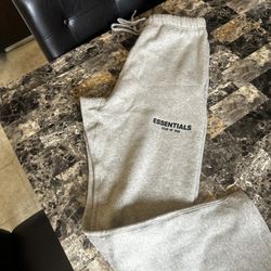 Essential “fear of god” dark oatmeal sweats 