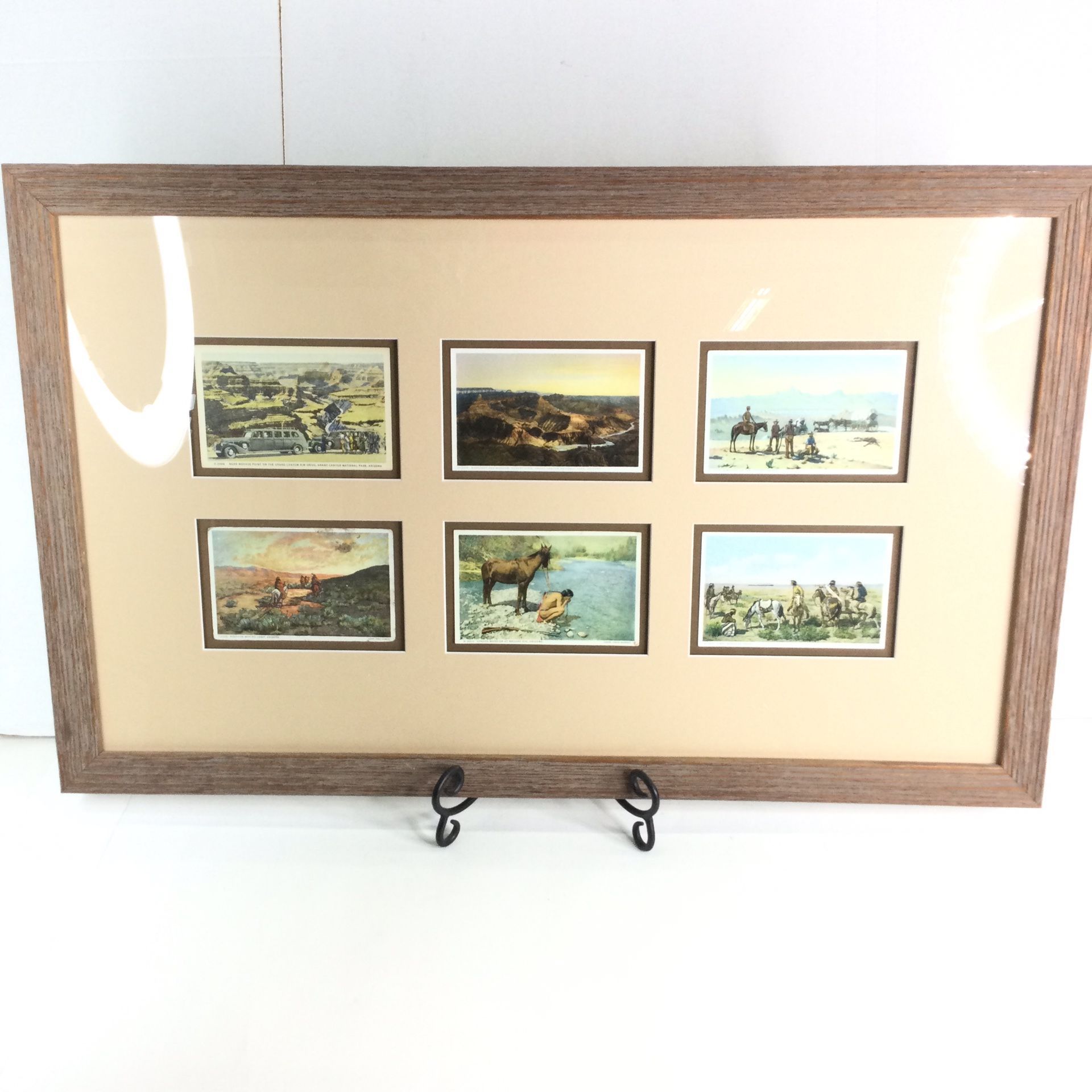 Framed & Matted Vintage Arizona Post Cards