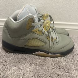 Jordan Retro 5 JADE Sz 7Y Pre-owned