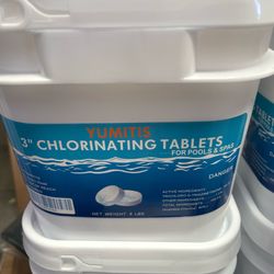 8 lb. 3” Swimming Pool Chlorinating Tablets Chlorine Tablets Tabs