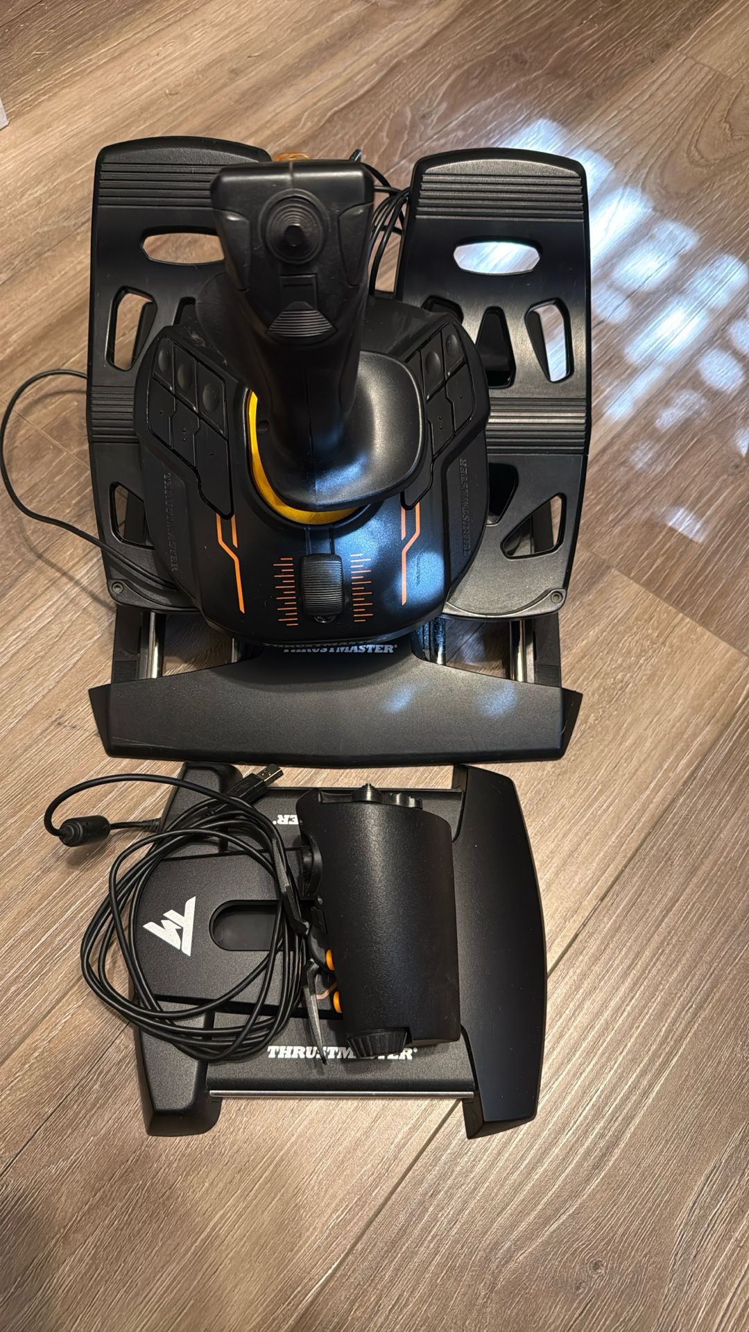 Thrust master Flight Sim Setup