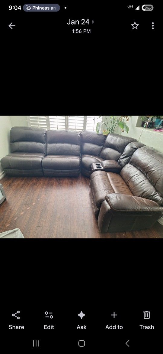 Reclining Leather Sofas