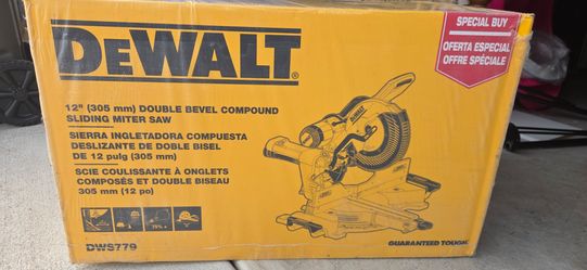Dewalt DWS779, compound miter slide saw