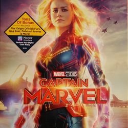 Captain Marvel BluRay Brand New