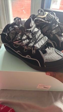 Lanvin curb sneaker reflective