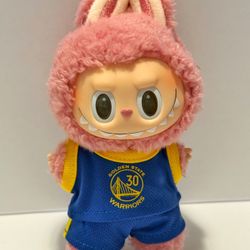 Labubu Clothes Warriors Basketball Jersey Outfit (#30) for Exciting Macaron Wings of Fortune x Pronounce Have A Seat Big Into Energy