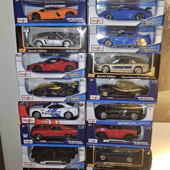Misc Makes Maisto 1:18 Model Diecast Sale New Models Added for