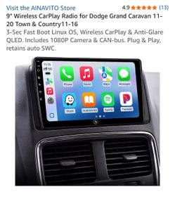 Dodge Caravan Stereo Models 2011-2020