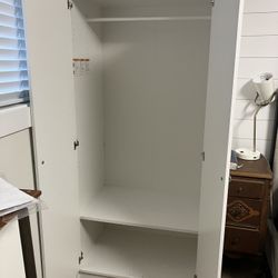 $60 EACH or $100 For Both—I Have 2 Ikea Kleppstad Wardrobes Like New DISASSEMBLED for Easy pickup.